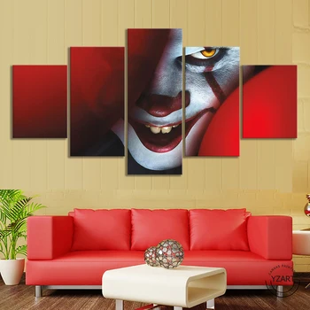 

It Chapter Two Horror Movie Poster Art Wall Decor Paintings The Joker Picture Oil Painting Canvas Artwork Bedroom Decoration