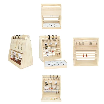 

Jewelry Display Props Necklace Jewelry Wood Show Support Ring Bracelet Pendant Jade Show Support Display Display Tray