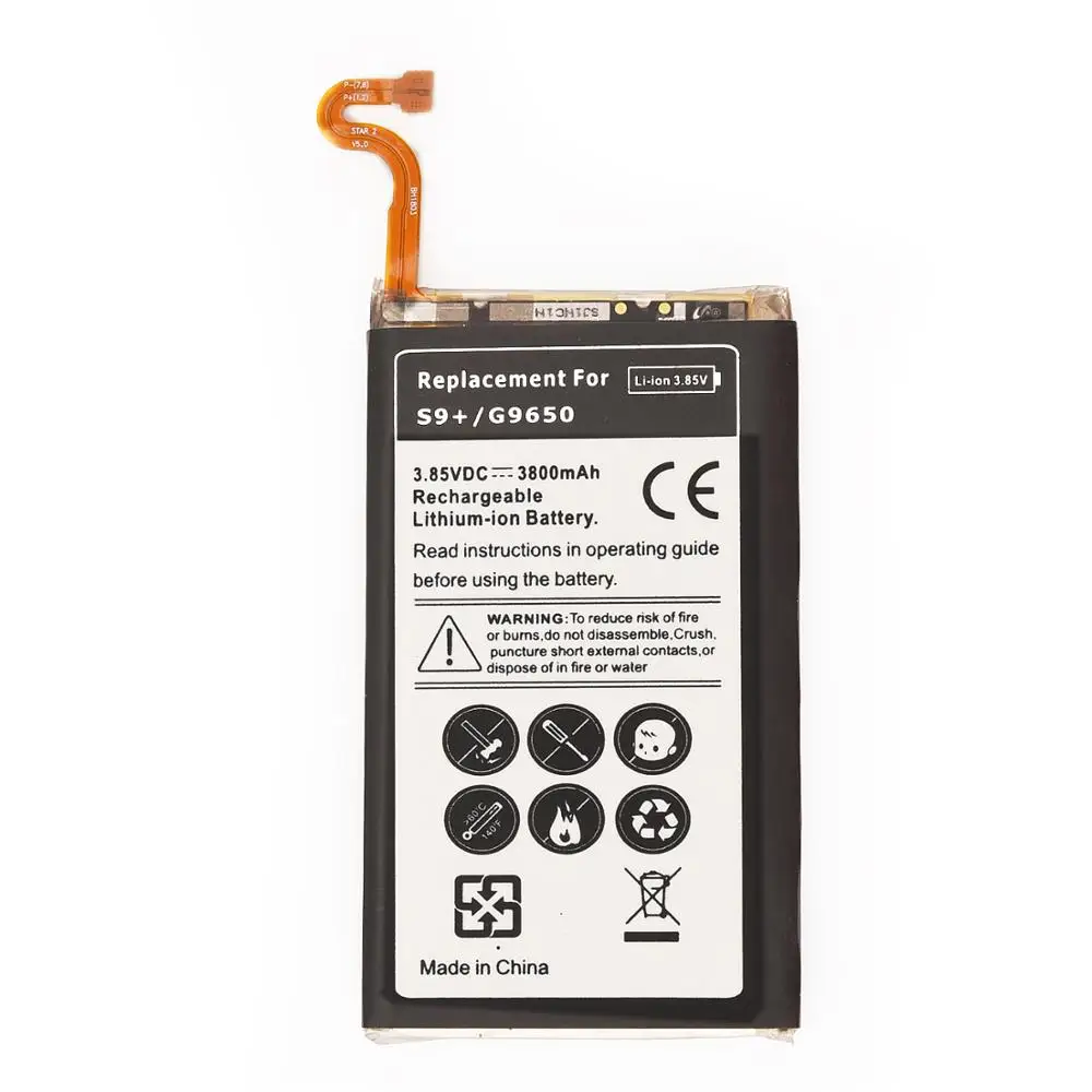 Топ емкость 3800mAh EB-BG965ABE Замена батареи мобильного телефона для samsung GALAXY S9 Plus G9650 +