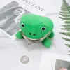 Wholesale Anime Naruto Frog Coin Purse Keychain Cute Cartoon Flannel Wallet Key Coin holder Cosplay Plush Toy School Prize Gift ► Photo 3/6