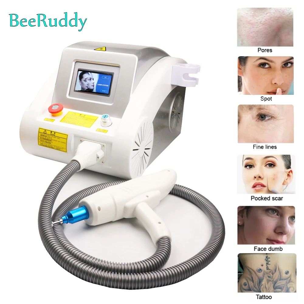 

Hot Sale Q Switched nd Yag Laser Machine For Tattoo Removal Wrinkle Removal Use