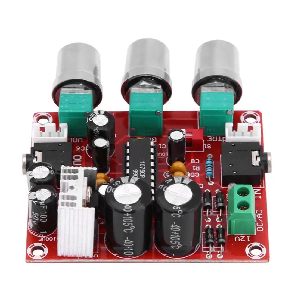 Цифровой аудиопроцессор привод предварительный усилитель AC/DC 12 В R1075 Tone Board BBE