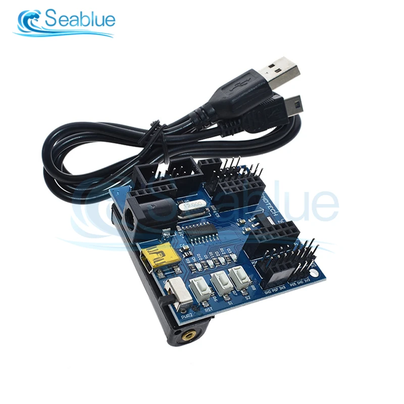 

CC2530 Zigbee Module UART Wireless Core Board + Sensor Node Baseboard Development Board CC2530F256 Serial Port Wireless 2.4GHz