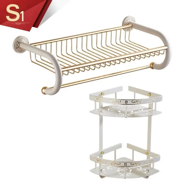 Version J Mural Bagno Etagere Porta Shampoo Hairdryer Holder Meuble Accessories Banheiro Shelves Salle De Bain Wall Bathroom Shelf - Цвет: Version J
