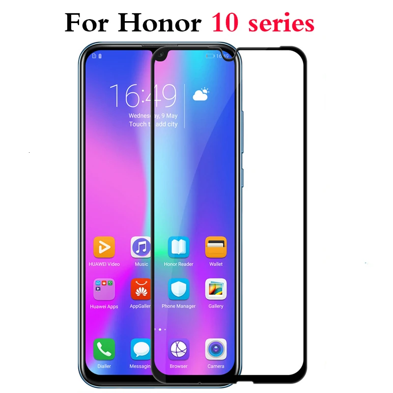 Чехол из закаленного стекла для Honor 10 Lite 10i Защита экрана Huawei Light Life I Honer lite