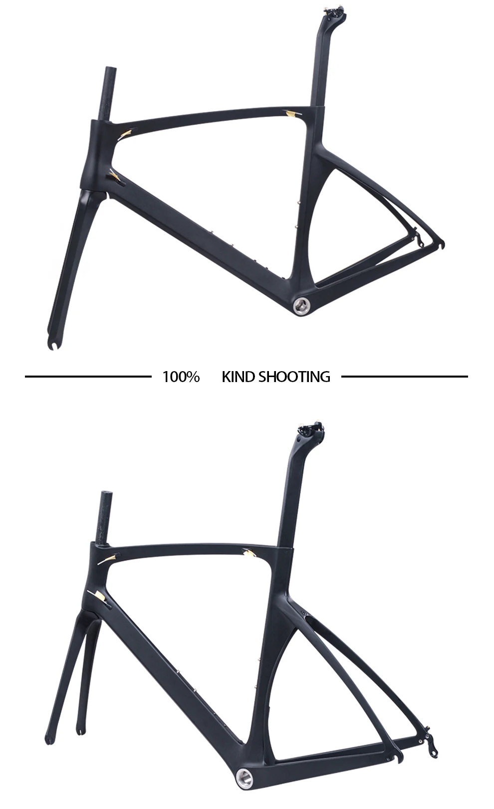 Sale BXT Carbon Road Frame 700C V brakes Di2 Mechanical UD matte glossy cycling race bicycle frameset Free shipping 17