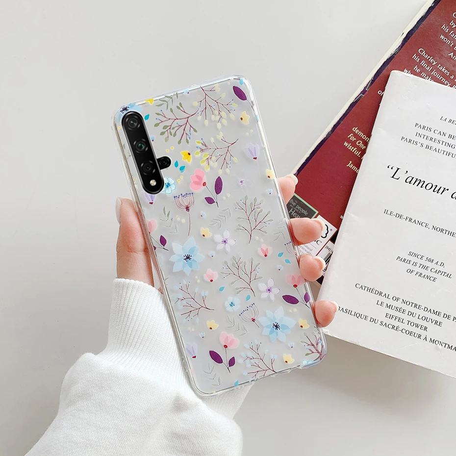 Huawei Nova 5T Soft Slim Fashion Phone Case Cover - 6.26''