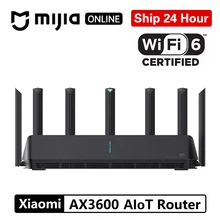 Xiaomi AX3600 AIoT маршрутизатор Wifi 6 5G WPA3 ретранслятор Wifi удлинитель Xiomi двухдиапазонный 2976Mbs гигабитный скоростной внешний усилитель сигнала Xiaomi AX3600 AIoT маршрутизатор Wifi 6 5G WPA3 ретранслятор Wifi удлинитель Xiomi двухдиапазонный 2976Mbs гигабитный скоростной внешний усилитель сигнала