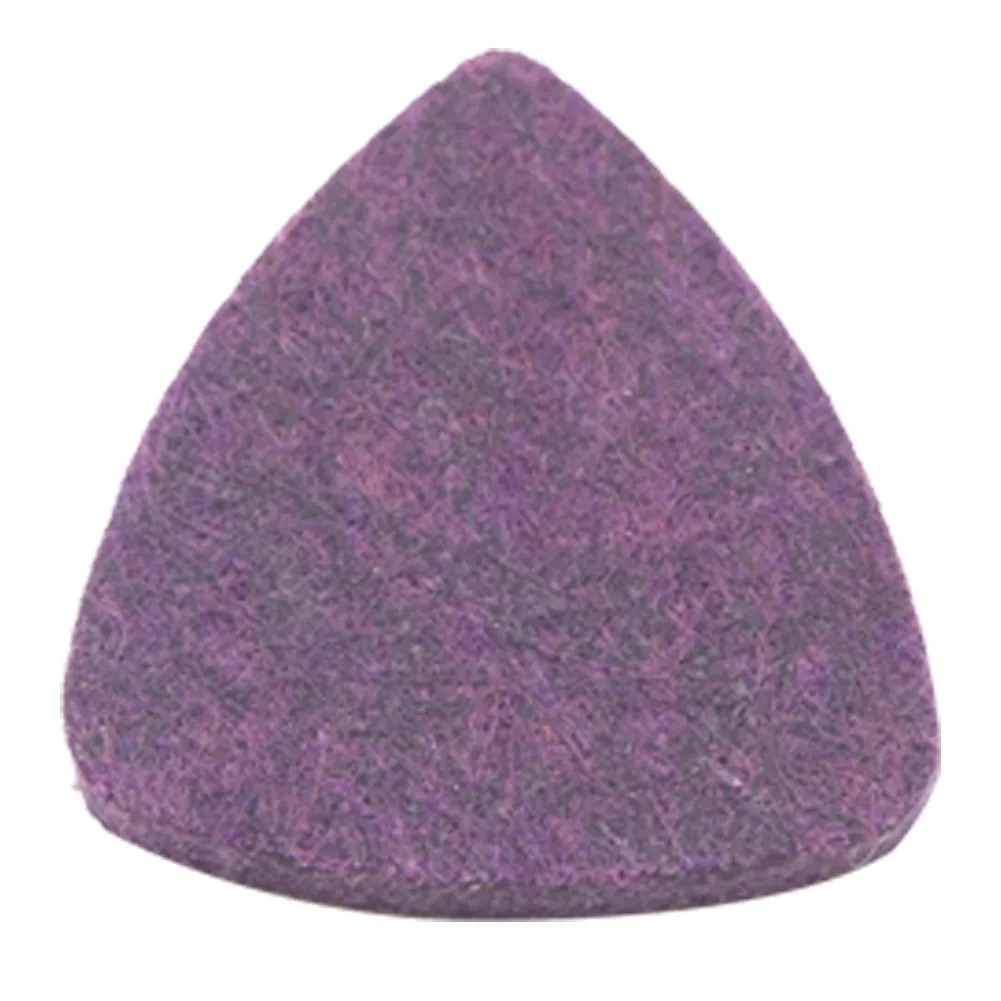 Purple 10 шт. мини гитарные палочки тонкие войлочные части Гавайские гитары профессиональный портативный практичный мягкий фетровый инструмент медиатор аксессуары для гитары - Цвет: Purple