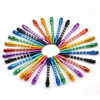 

10pcs Aluminum Medium Darts Shafts Harrows Dart Stems Throwing Quality Engraved Aluminum Alloy Darts