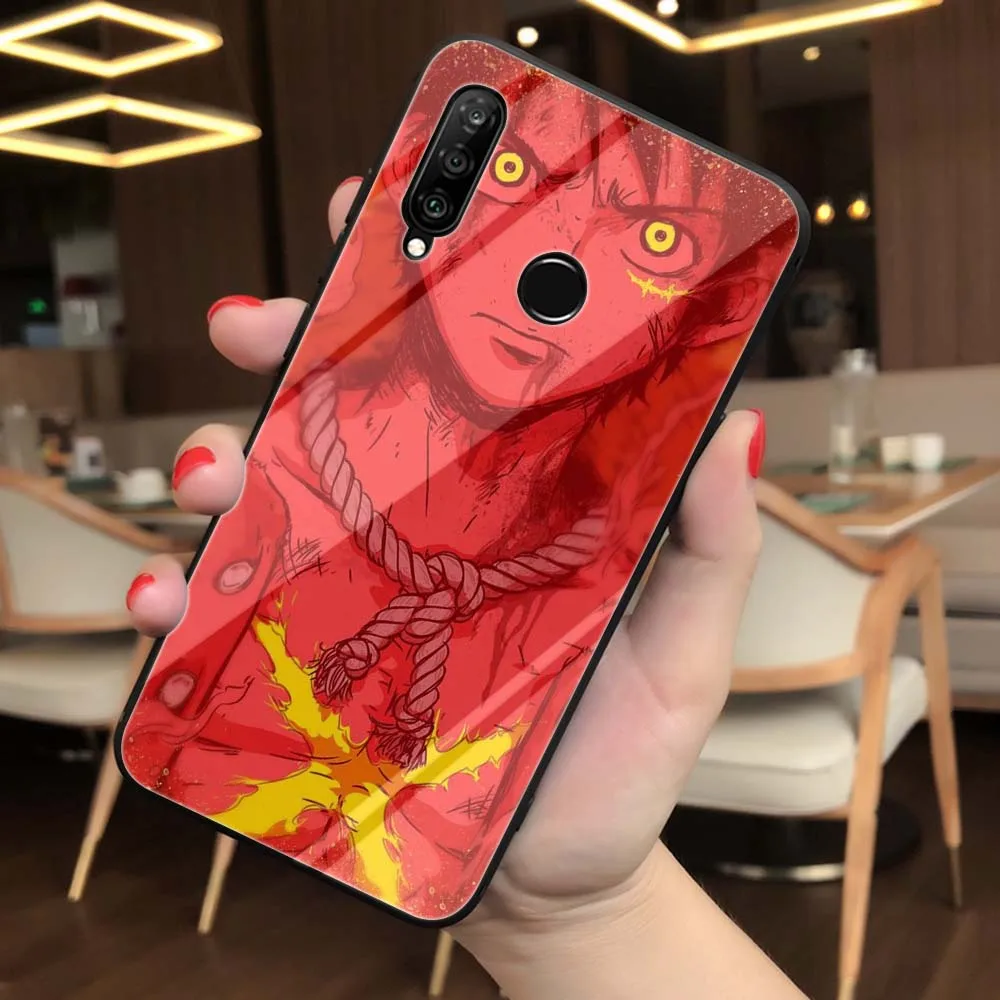 TG21 Lavaza one piece Luffy мягкий чехол из закаленного стекла для huawei Honor 8x9 mate 20 P10 P20 P30 Lite Pro P Smart Cover - Цвет: TG21