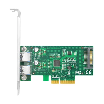 

Linkreal Dual PCIe x4 USB3.1 Type-A Host Adapter with ASMedia 3142 CHIP