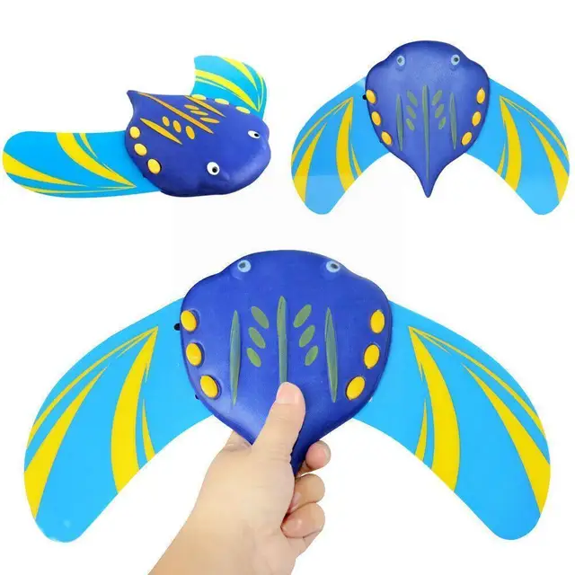 Devil Fish Toys Water-Powered Pools Accessories Summer Beach Toys Gliders Fins Bathtub Underwater Kids Adjustable With Swim E8H1 1