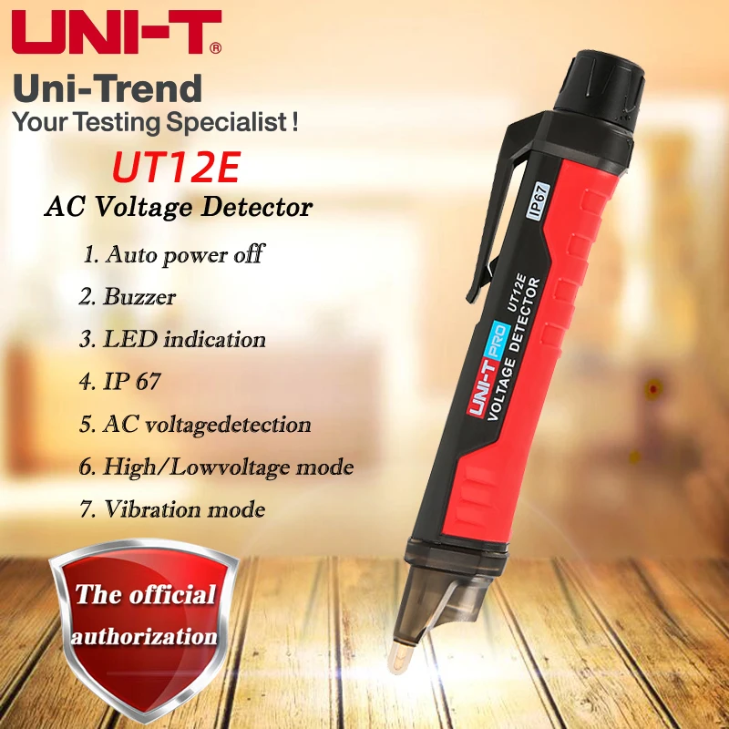 Détecteur De Tension AC Sans Contact Uni-T UT12 – Double Plage 24V-1000V, Sécurité électricien