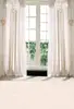 Laeacco Modern Living Room Window Curtain French Window View Room Party Floor Interior Photography Background Photo Backdrops ► Photo 2/6