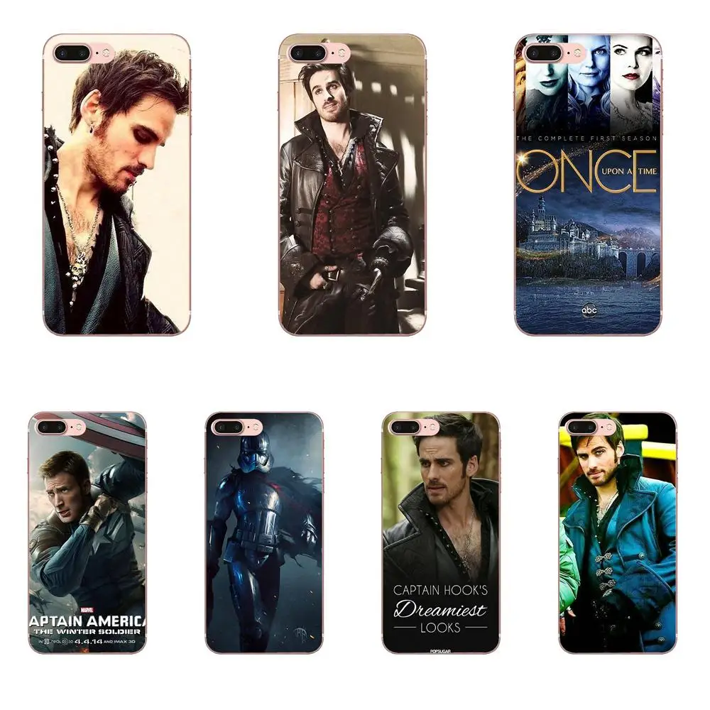 Роскошный чехол для сотового телефона Once Upon A Time Captain Hook iPhone 11 Pro 4 4S 5 5S SE 5C 6 6S 7 8 X XR XS