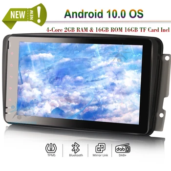 

8" Android 10.0 Autoradio OS Car GPS Radio 4G Bluetooth TPMS DAB+ SatNav Apple CarPlay DSP for Benz W203 S203 CLK W209