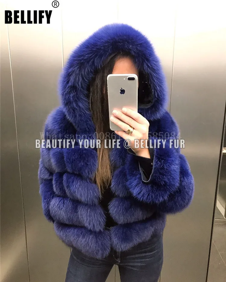 

Celebrities Natural Fox Fur Hooded Coats High streetwear british star Amazing Fur jackets dropshipping