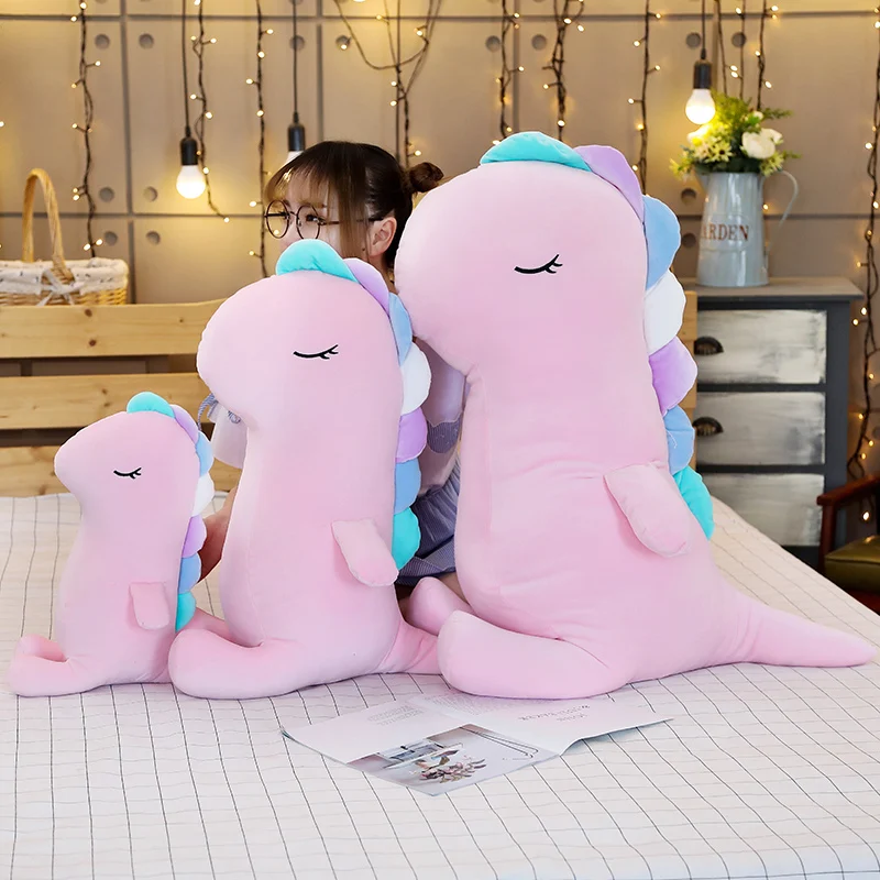 New Large Dinosaur Animal Stuffed Girl Children's Sofa Pillow Cushion Home Decoration Doll Toy Kids Gift