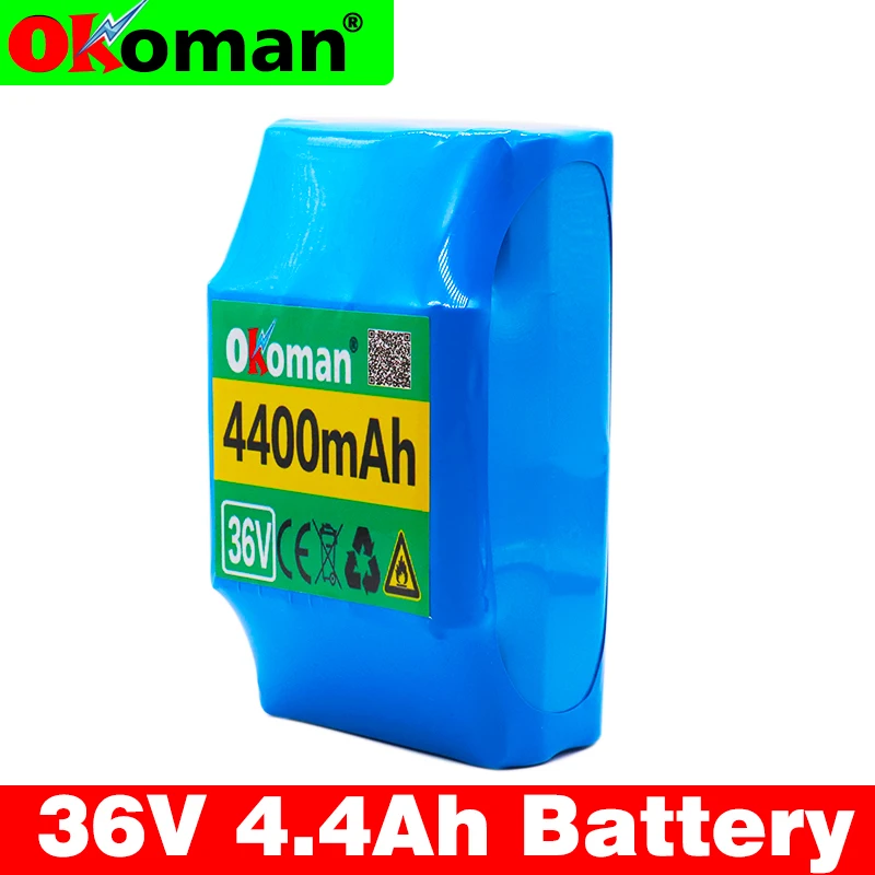 100% Новый оригинальный 36v 4.4ah литиевая батарея 10s2p 4400mAh лития ионный пакет 42В 4400 мАч