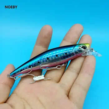 

NOEBY 3PCS/LOT 2019 NEW sinking minnow fishing lure 21g/90mm 5colors depth 0.5-2m 3D eyes hard lure