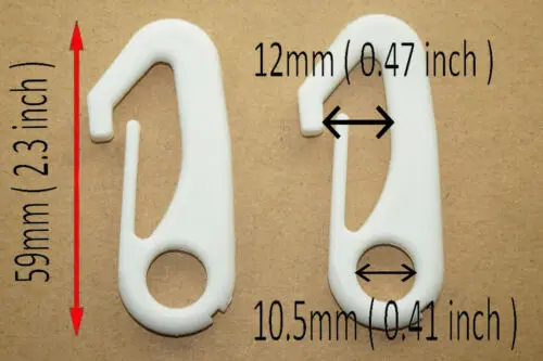 10/50/ 100 Pcs Flag Polyester Plastic Clips Suitable For Flag Pole