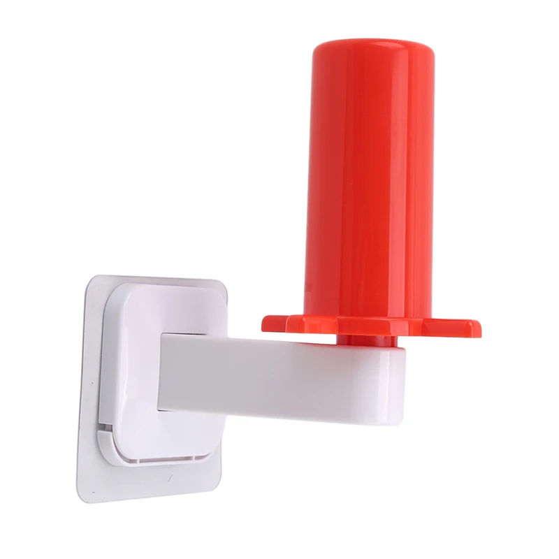 Wall Mount Paper Towel Holder Adhesive No Drilling Tissue Paper Towel Roll Holder for Kitchen Bathroom Toilet Paper Dispenser - Цвет: red