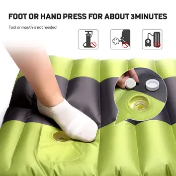

Air Mattress Seeping Pad Camping Mattress Self-Inflatable Outdoors Travel Touring Mat Camping Air Cushion 12cm Extra Thick