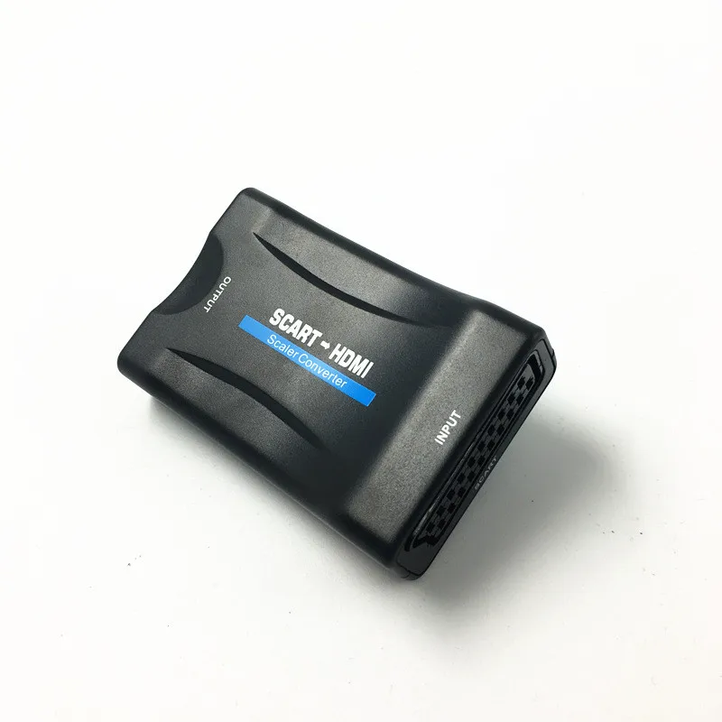 HDMI к Scart конвертер металлический с пластиковым преобразователем Видео Аудио высококлассные для HD tv DVD+ USB кабель HD приемник адаптер сигнала