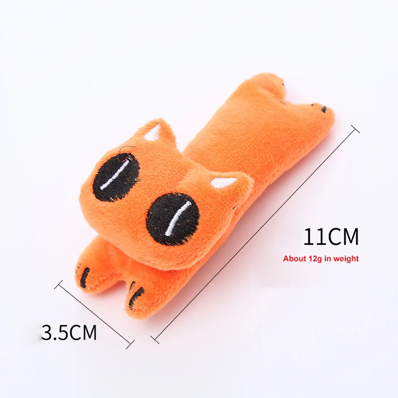 1PCS Cat Toys Animal Modeling Toys Funny Interactive Plush Cat Toy Pet Kitten Chewing Vocal Toy Thumb Bite Cat Mint Cat Supplies