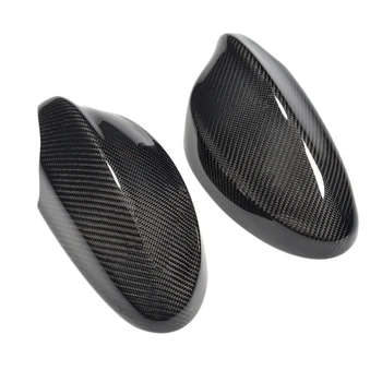 

2Pcs Car Carbon Fiber Side Door Mirror Cover Trim for Bmw E90 2004-2009