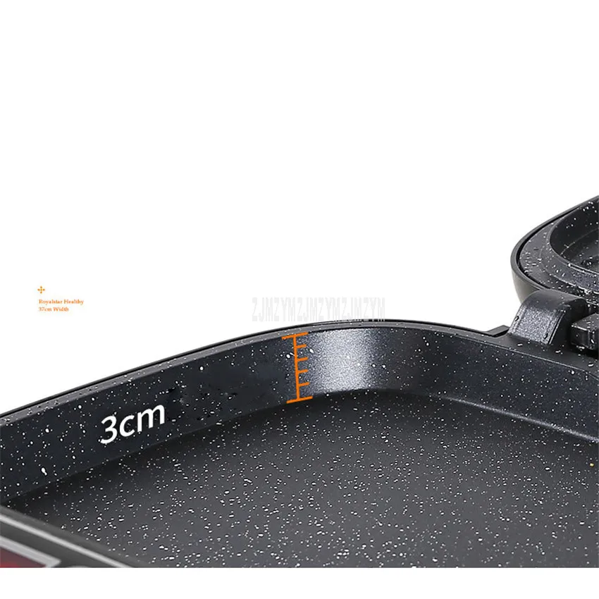 Household Electric Skillet Non-stick Pancake Maker Baking Pan Double-side Heating Meat Steak Baking Frying Machine RSD-B3266