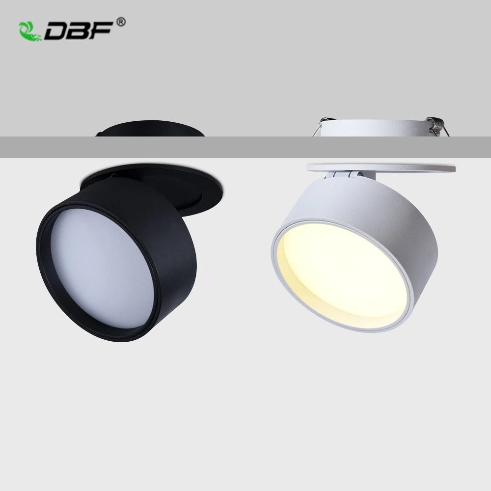 Tanio [DBF] kąt regulowany LED typu Downlight ściemniania