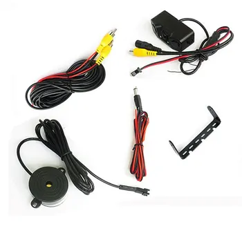 

Car Vehicle Parking Rear View Camera 2 Sensors Indicator Radar Assistance