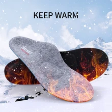 

Flat Feet Orthopedic Insoles Arch Support Orthotics Winter Warm Heated Wool Shoe Inserts For Plantar Fasciitis Relieve Foot Pain