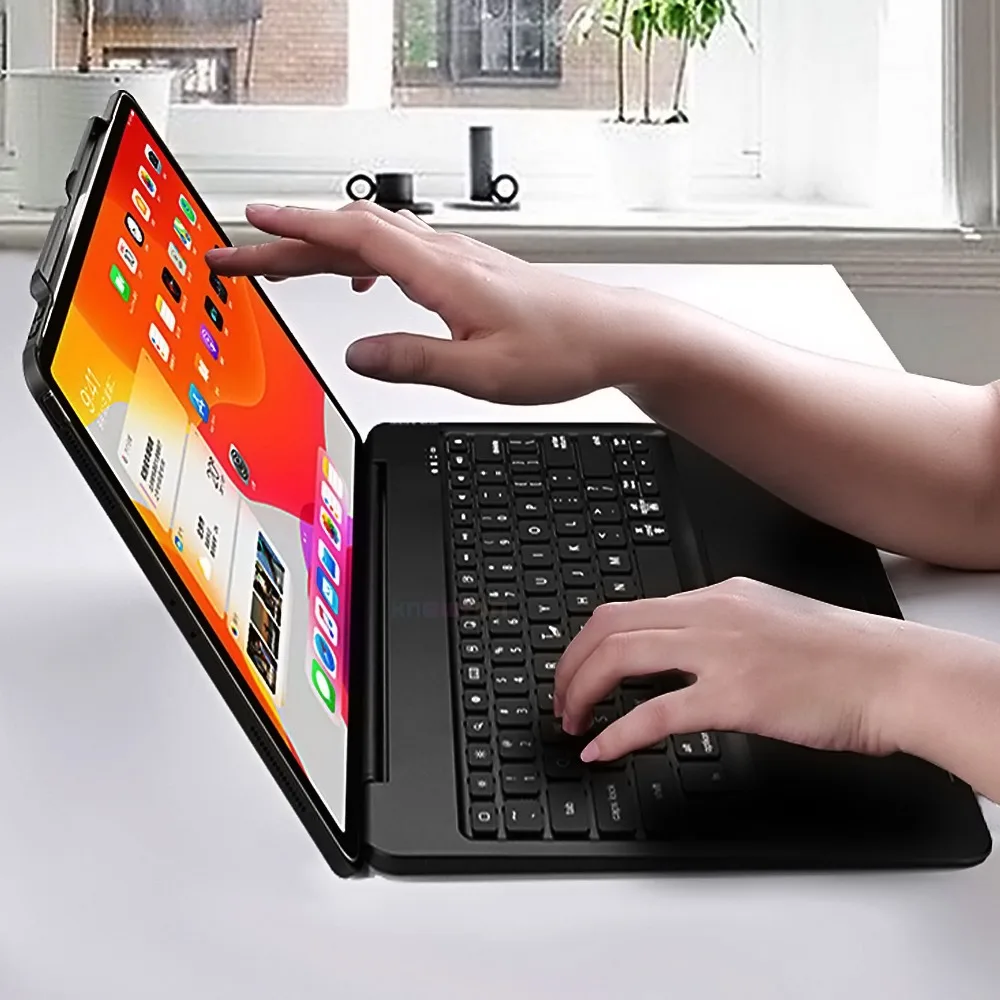 Беспроводной Bluetooth клавиатура чехол для Apple iPad Pro 12 9 дюймов 2020 A2233 A2229 A2232 A2069