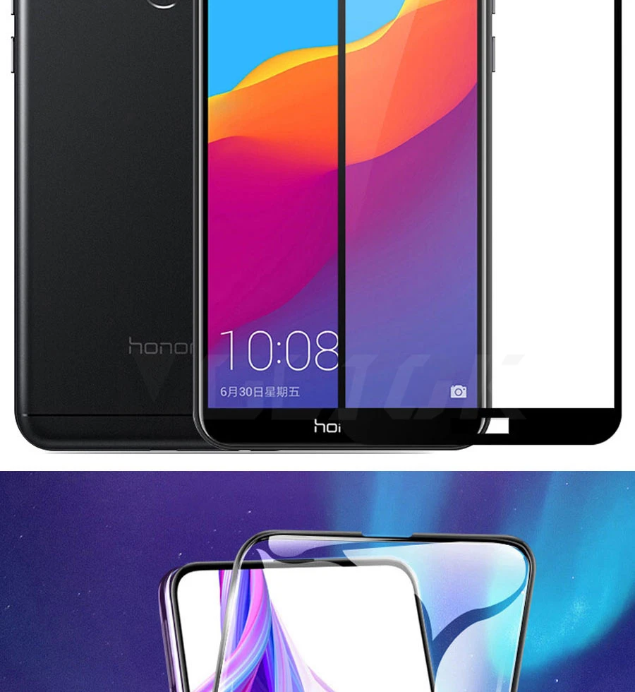 3D закаленное стекло для huawei P smart Z протектор экрана для honor 10 20 Lite honor view 20 V20 9X 8X 8A 8C защитное стекло