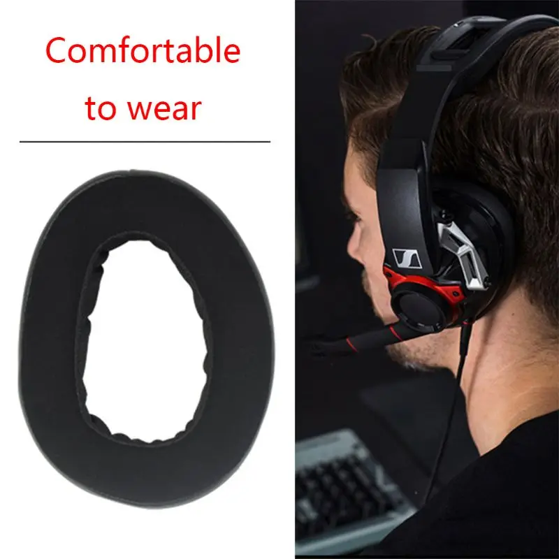 Сменные амбушюры подушки для наушников оголовье для Sennheiser GSP 500 600 наушники гарнитура аксессуары