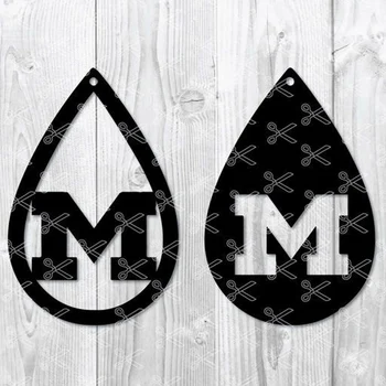 

Y161 Exquisite earrings scrapbook wood mold leather mold die-cut handmade crafts