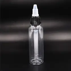 1 шт. прозрачная 60 мл 1-3 шт. е жидкая бутылка, пластиковая капельница бутылка сок VAPE электронная сигарета аксессуары для жидкости