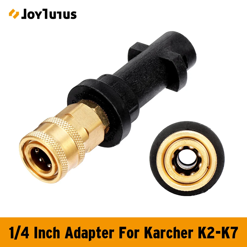 

1/4 inch Adapter Bayonet fit for karcher K Series Pressure Washer K2 K3 K4 K5 K6 K7 Car Accessories Car Washer Cleaning Machine