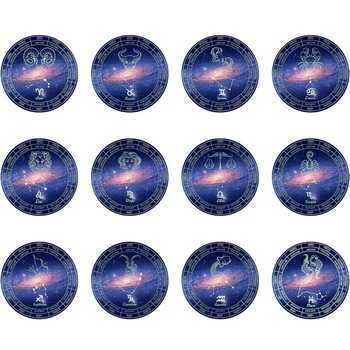 

12 Pcs Twelve Constellations Wall Stickers Luminous Stickers Art Glow in the Dark Party Wall Decal Decoration Home Decor