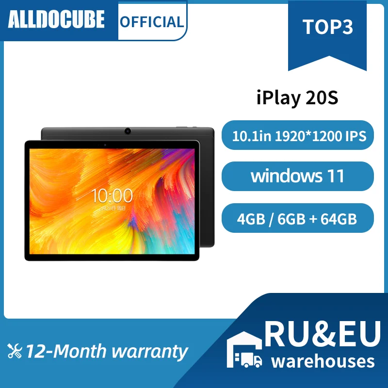 ALLDOCUBE Tableta iPlay 20S 4G LTE octa core de 10,1 pulgadas, Android