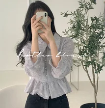 Aliexpress - New Oversize Women Blouses Spring Tops Femme Casual Lace Womens Blouse Fall Girls Shirt Long Sleeve Plus Size Blusas Autumn