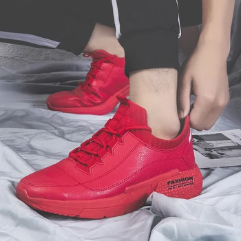 

Fashion Casual Shoes for Men Running Jogging Shoes Baskets Homme Breathable Lace-Up Chinese Style Dropshipping