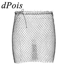 Сексуальная Женская мини-юбка для взрослых, блестящая прозрачная сетчатая Пляжная бикини, накидка для ночного клуба, вечерние юбки для сцены на шесте