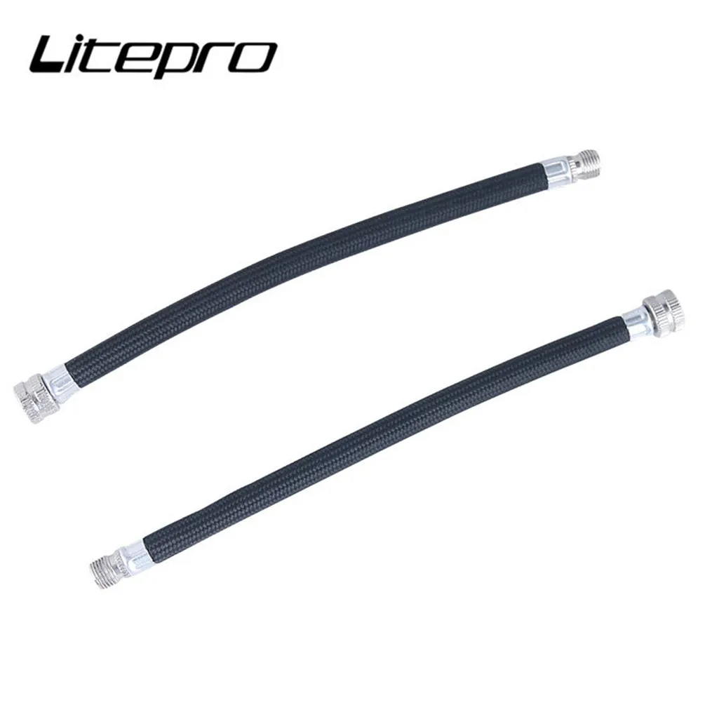 1Pc MTB Mountain Bicycle Pump Extension Hose Inflation Road Bike Long