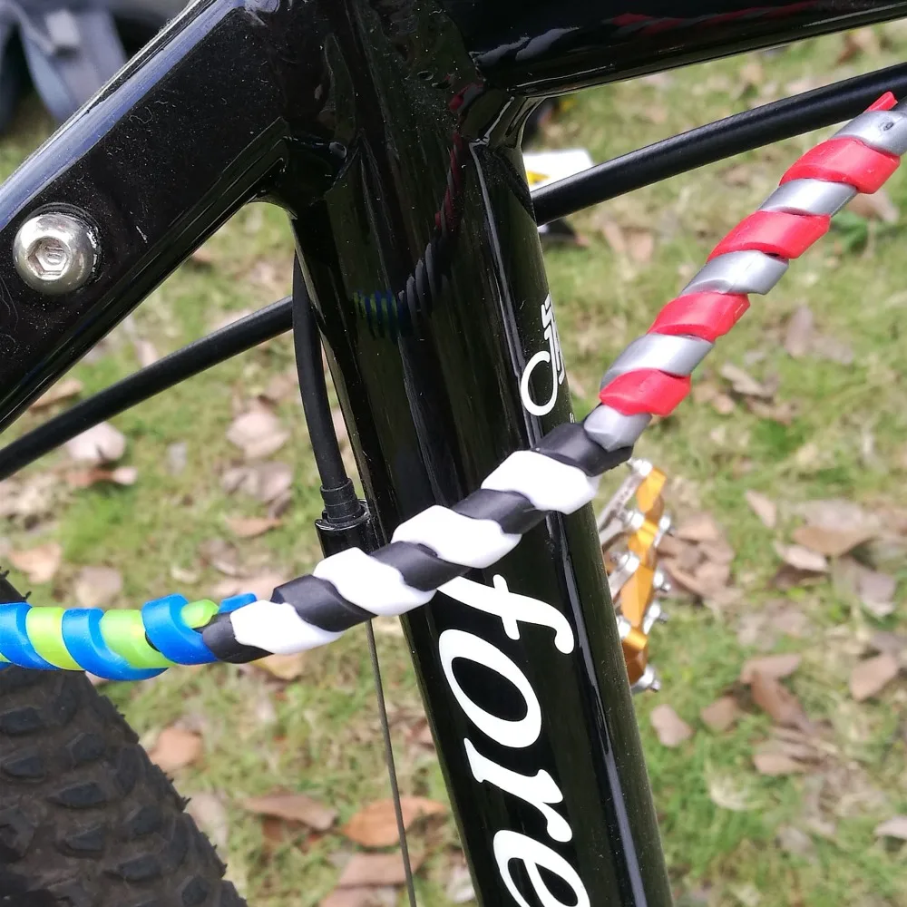 Велосипедный спорт кабель корпус протектор велосипед рама Велосипеды обруч кабеля велосипеда корпус с запахом
