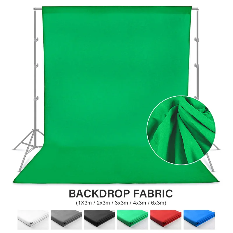 GREY Muslin Backdrop 3 x 3m Pro Photography Background Cotton Cloth Photo 