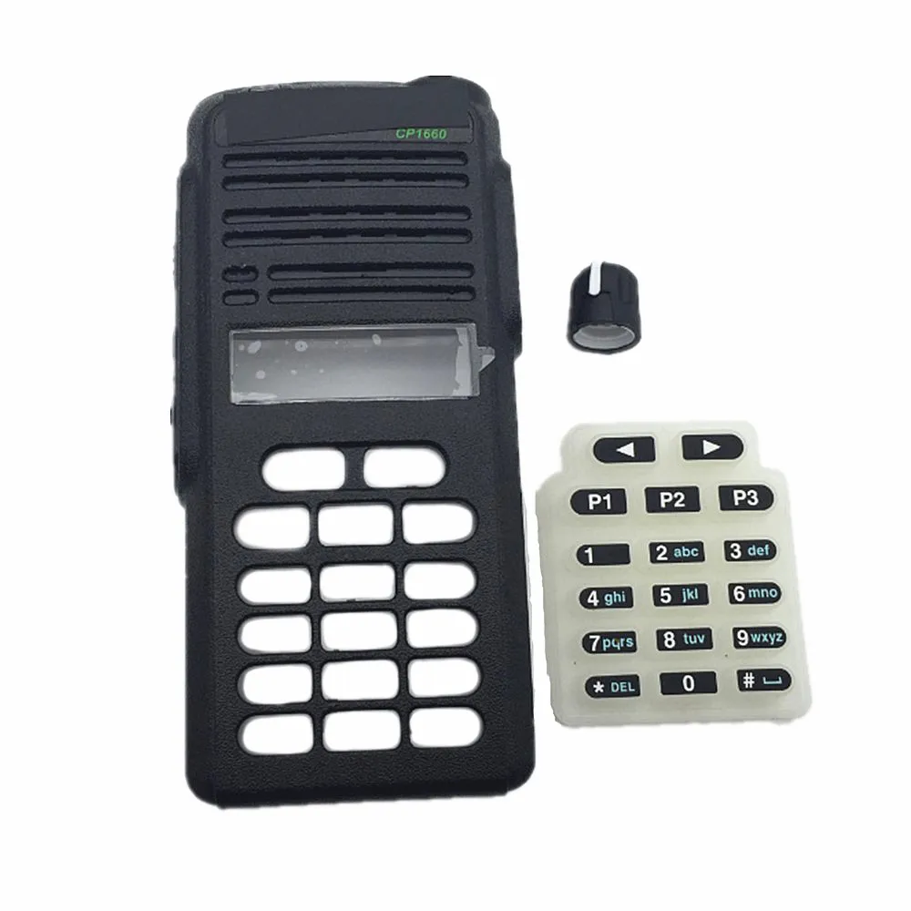 Сменный черный корпус передняя крышка корпуса + ручка для Motorola CP1600 CP1660 CP1668